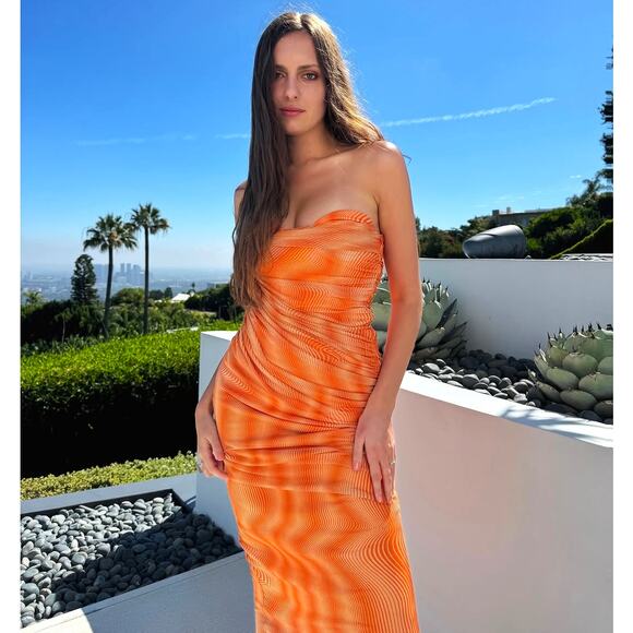 ZARA Fitted Midi Dress NWT LAST ONE!!! - Picture 2 of 16